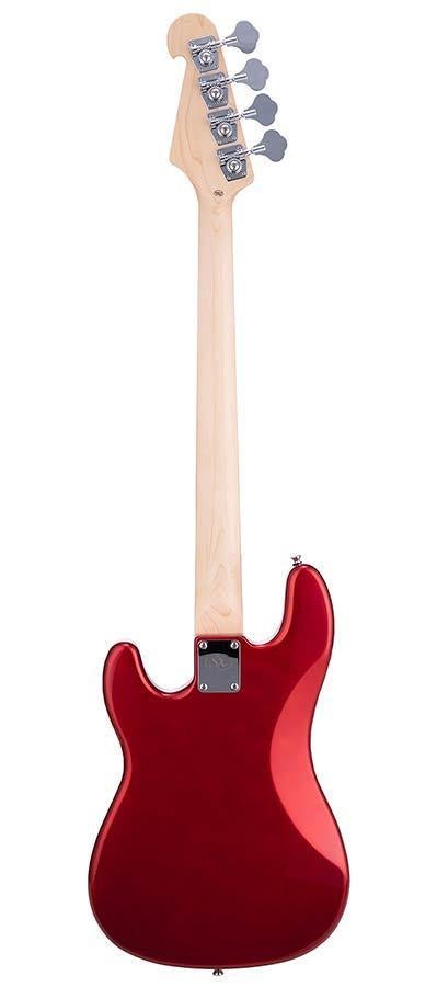 BD2CAR SX  P-style elektrische basgitaar candy apple rood, ., Nieuw, ., .