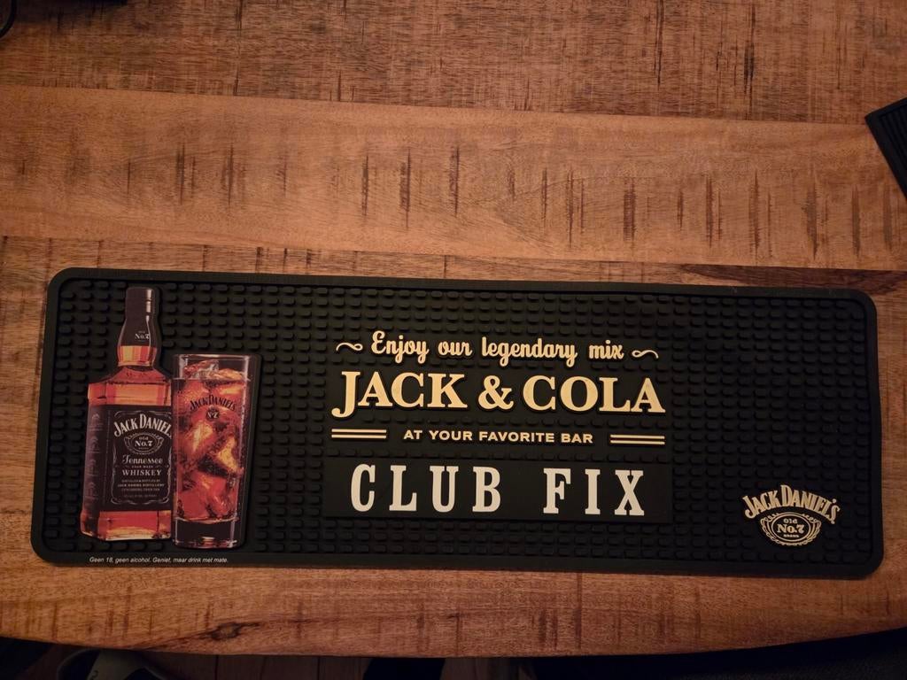 Exclusieve Barmat Jack & Colla Jack Daniels Club Fix, Ophalen of Verzenden, Nieuw