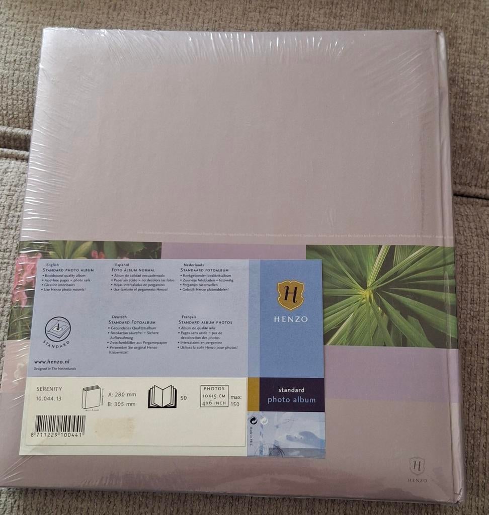 Henzo fotoalbum 50 bladen voor 150 foto's, Ophalen of Verzenden