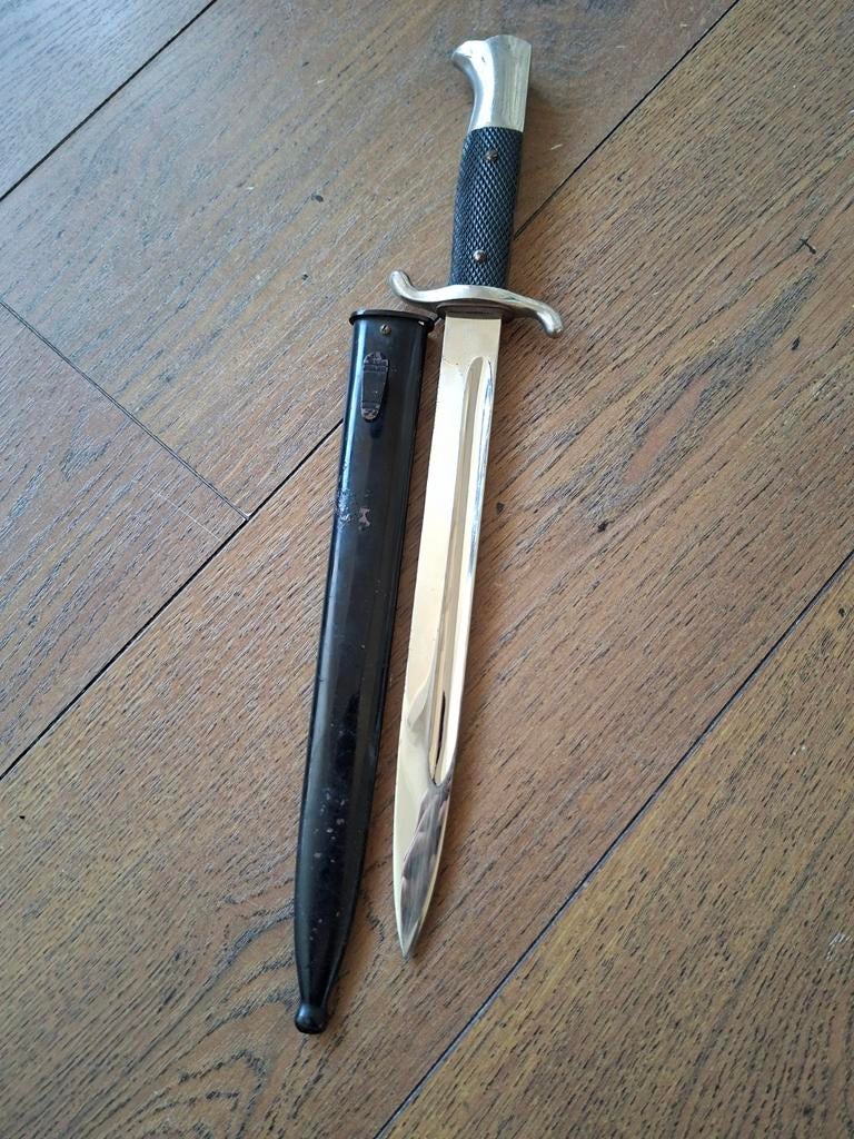 Duitse brandweer (dress) bajonet, Verzamelen, Ophalen of Verzenden, Overige soorten, Duitsland, Mes of Dolk