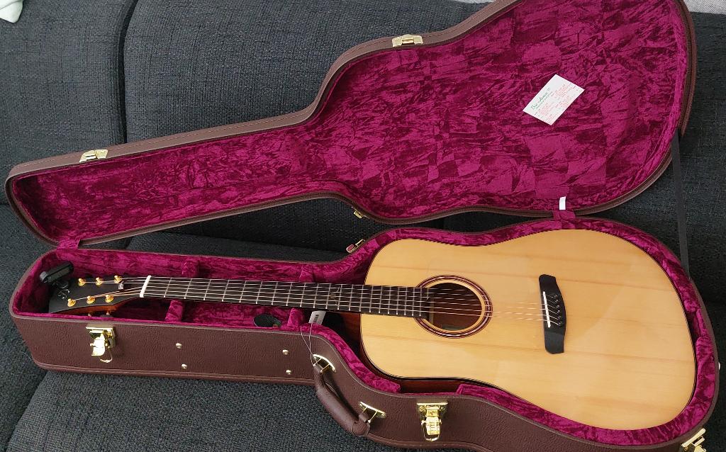 Akoestische Gitaar Dowina Macacauba D     -     NIEUW!!!, Ophalen, Nieuw, Western- of Steelstringgitaar, Met koffer