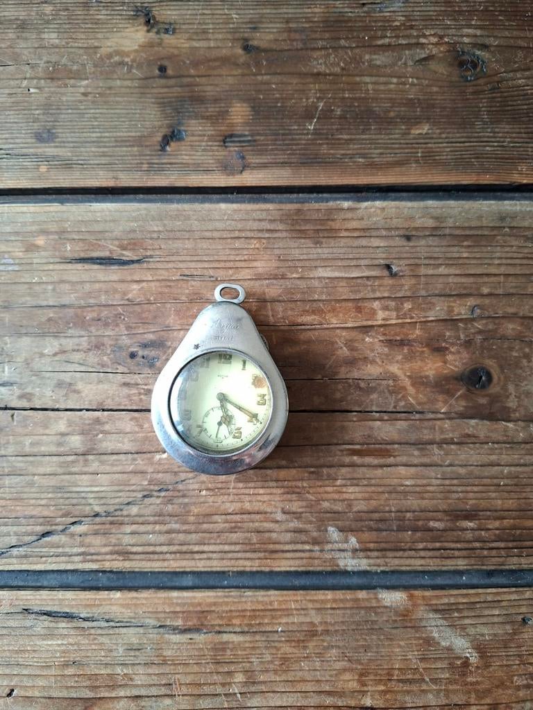 Antieke vintage zakhorloge Etus zilver, Ophalen of Verzenden, Zilver, Overige merken, 1900 tot 1930