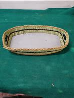 mandje vintage gekleurd riet hout kralen, Ophalen of Verzenden, 'T Olde Gre-j, Info@toldegrej.nl, Endepoelstraat 20f Didam