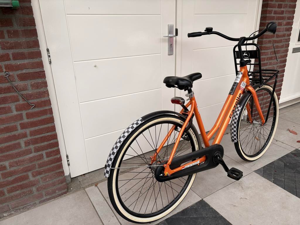 Gazelle damesfiets, oranje, Limited Edition, Fietsen en Brommers, Fietsen | Dames | Damesfietsen, Velgrem, Ophalen of Verzenden