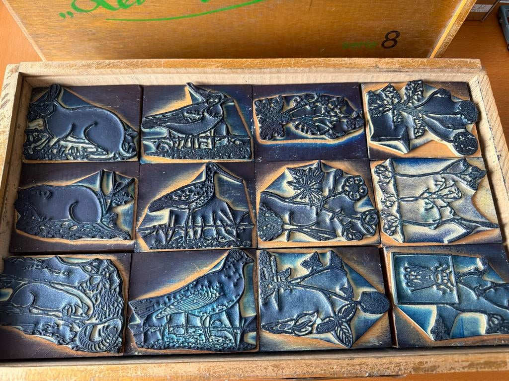 Houten Schoolstempels Biologie “De Weide”, Ophalen of Verzenden, Houten stempel