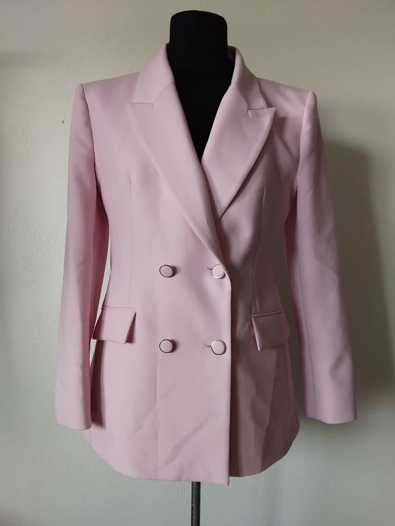 Roze Zara blazer lente jas maat L, Maat 38/40 (M), Zara, Ophalen of Verzenden, Zo goed als nieuw
