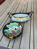 Plateel schaal en fruitschaal plateel, Antiek en Kunst, Ophalen of Verzenden