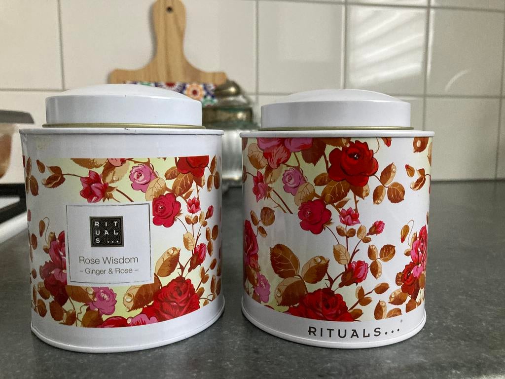 Rituals thee blikken, Ophalen of Verzenden, Zo goed als nieuw, Pot, Bus of Blik