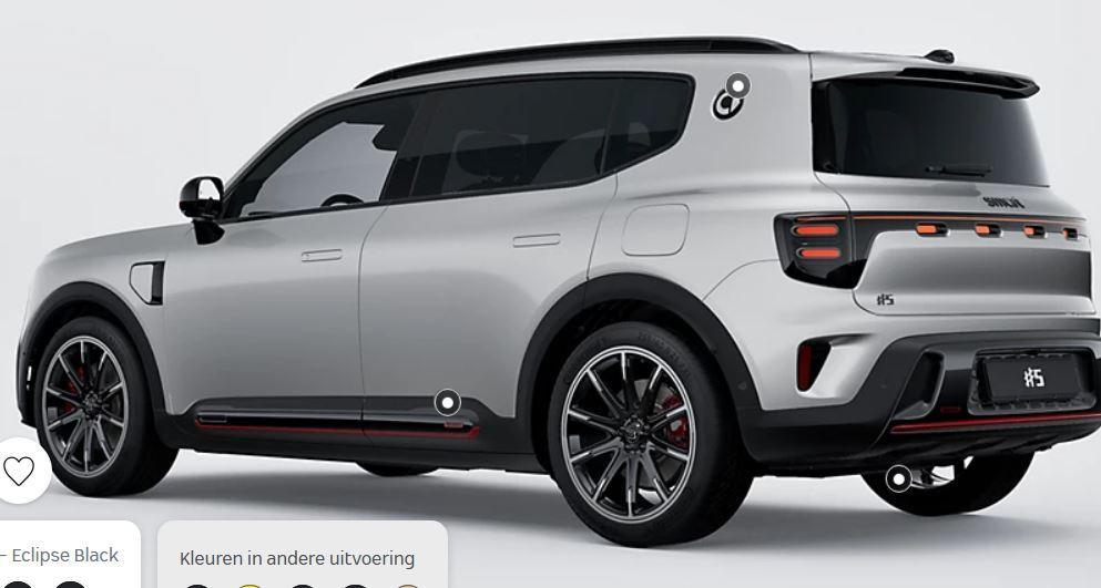 smart #5 Brabus 100 kWh LENTE DEALS! | Van € 63.460,- voor, Auto's, Smart, Automaat, 646 pk, SUV of Terreinwagen, Zilver of Grijs