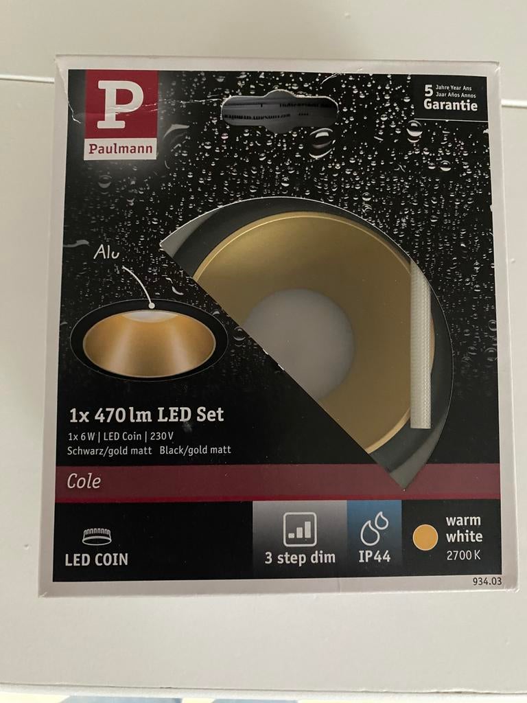 Nieuw Paulmann 1x 470 LM Led warm white spot, Led-lamp, Minder dan 30 watt, Zo goed als nieuw, E27 (groot)