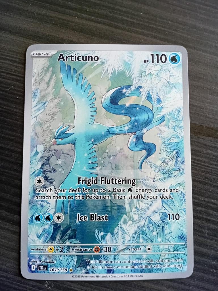 Pokémon Articuno kaart 161/159, Hobby en Vrije tijd, Verzamelkaartspellen | Pokémon, Ophalen of Verzenden