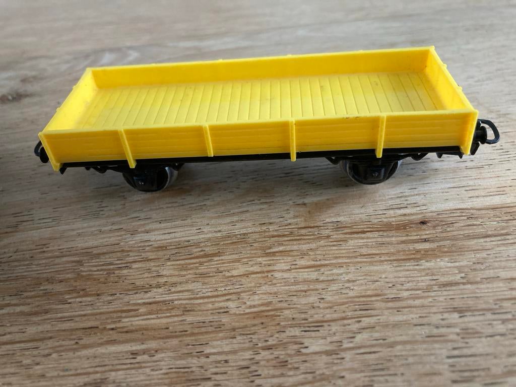 Marklin 4503 lage boord wagon in het geel, Ophalen, Wisselstroom, Gebruikt, Wagon