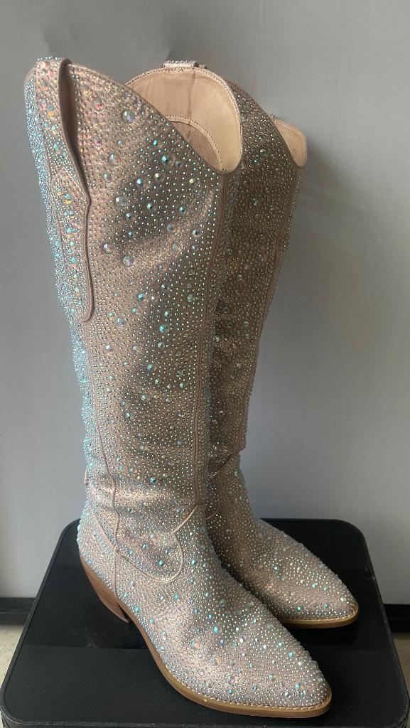 Laarzen, Ophalen, Hoge laarzen, Zo goed als nieuw, Roze