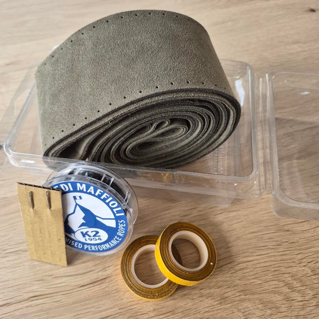 Grijs Leren Stuurwiel DIY Kit - Nieuw, Diameter 1.40, Watersport en Boten, Ophalen of Verzenden, Nieuw