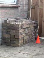 Partij bkk klinkers oud bont, ca. 3m2 (150-160 stuks), Ophalen, Gebruikt, Klinkers, Minder dan 5 m²