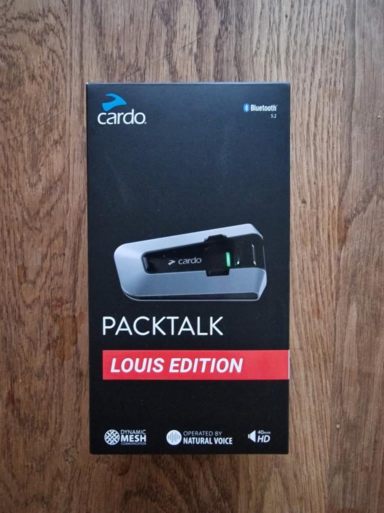 Cardo Packtalk Louis Edition - Gloednieuw, nooit gebruikt, Motoren, Overige merken, XL, Ophalen of Verzenden, Nieuw zonder kaartje
