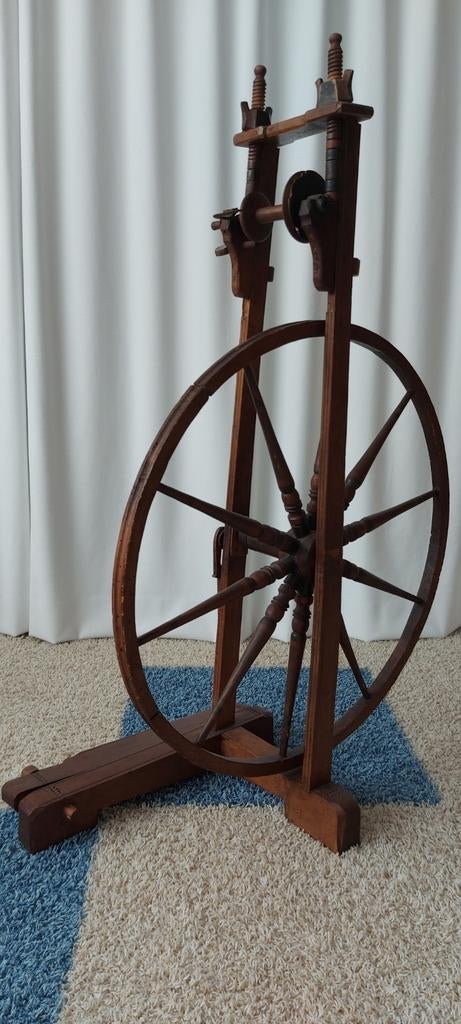 Antiek Spinnewiel - Brocante Decoratie, Ophalen, Gebruikt, Spinnewiel