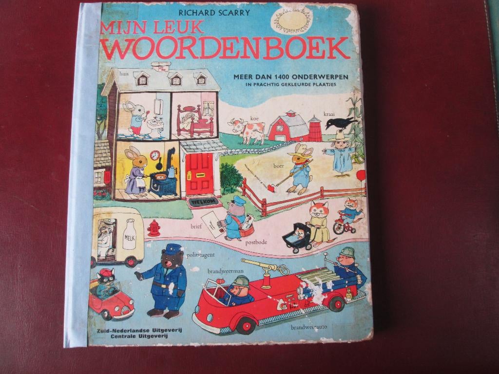 Richard Scarry, Mijn leuk Woordenboek, Boeken, Verzenden, Gelezen, Fictie algemeen