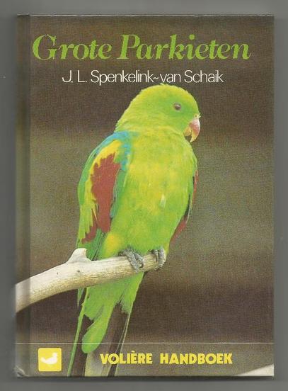 Grote parkieten - J.L. Spenkelink-van Schaik, Ophalen of Verzenden, Zo goed als nieuw, Vogels