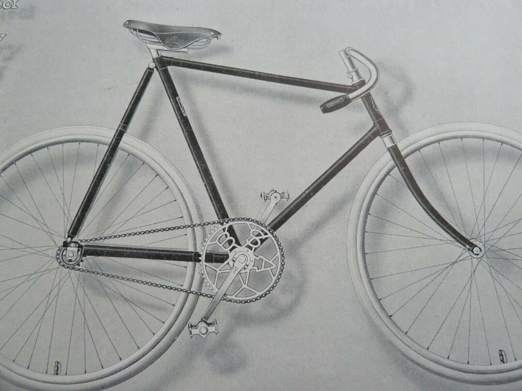 antieke fiets BSA folder oldtimer classic retro vintage, Ophalen of Verzenden, Gelezen