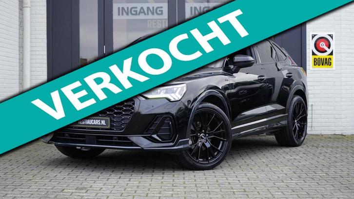 Audi Q3 Sportback 35 TFSI 3x S-Line BLACK OPTIK AUTOMAAT-AUD, Auto's, Audi, Bedrijf, Lease, Q3, ABS, Achteruitrijcamera, Airbags