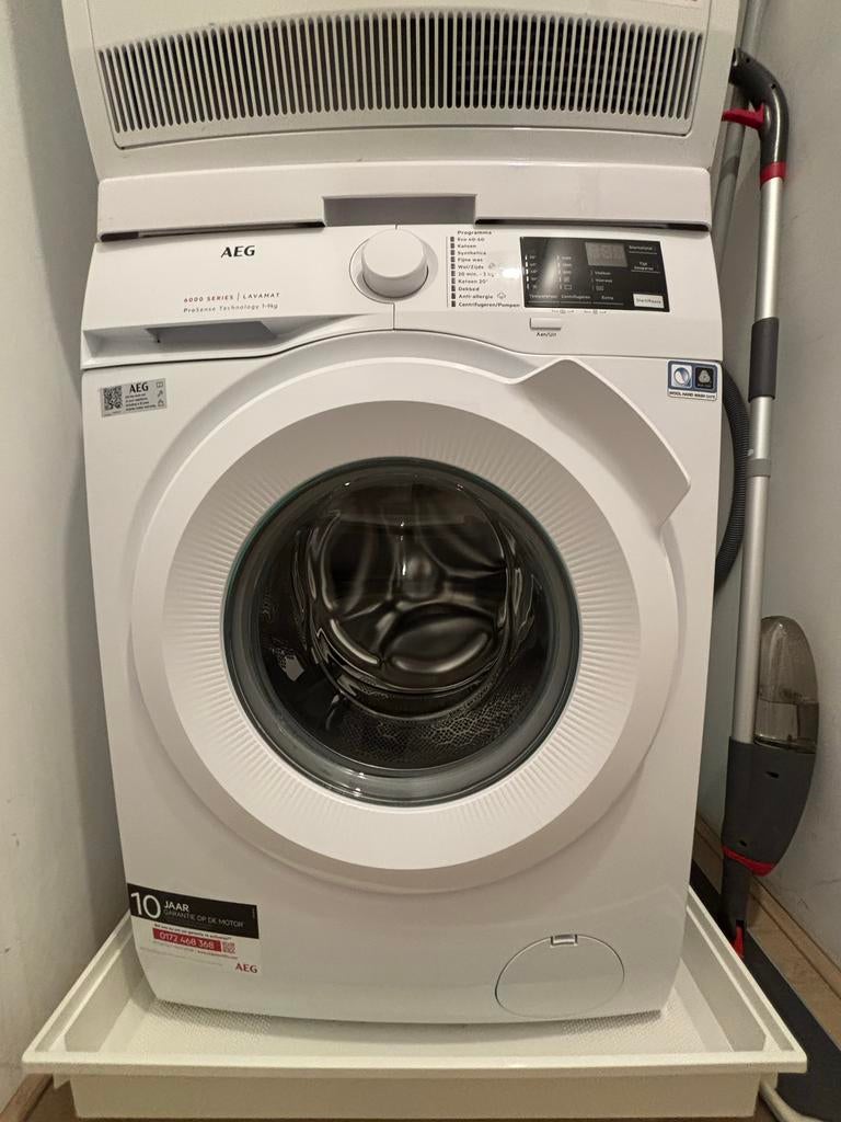 AEG Wasmachine en Condensdroger Set - Zo goed als nieuw, 8 tot 10 kg, Ophalen, Zo goed als nieuw, 85 tot 90 cm