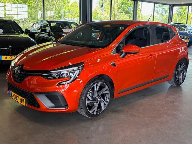 Renault Clio 1.6 E-Tech Hybrid E-140 R.S Line, Auto's, Renault, Stof, Gebruikt, USB, 23 km/l