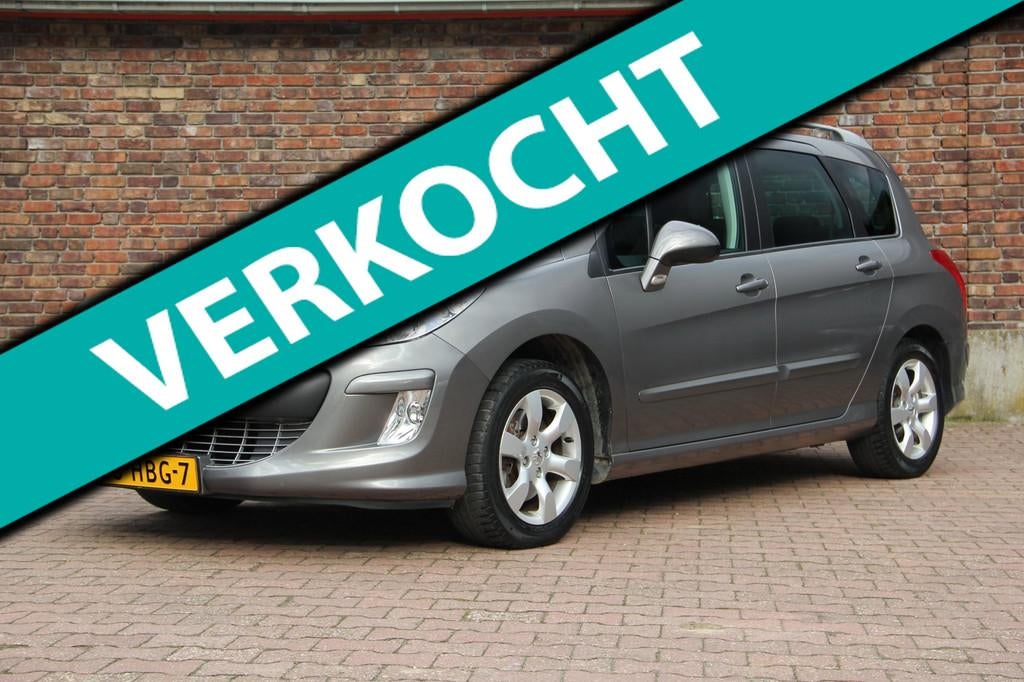 Peugeot 308 SW 2.0 HDiF| Eerste eigenaar!| Panorama dak| Cru, Auto's, Voorwielaandrijving, Gebruikt, Zwart, 4 cilinders