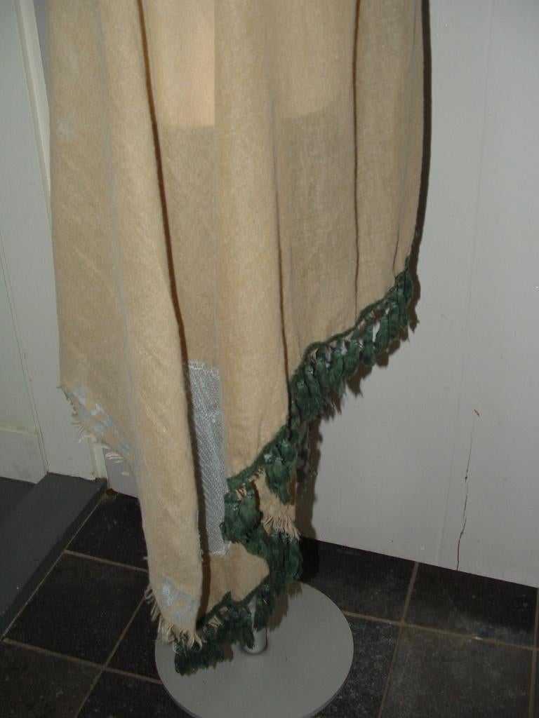 David & Alex omslagdoek sjaal met pailletten hart en franjes, Kleding | Dames, Maat 46/48 (XL) of groter, Ophalen of Verzenden