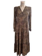 By-Bar jurk M, Bruin, Ophalen of Verzenden, Zo goed als nieuw, Onder de knie