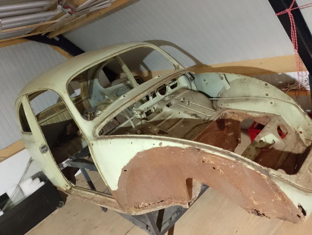 VW Kever 1961 Dickholmer project Berylgrün D, Ophalen of Verzenden, Gebruikt, Volkswagen