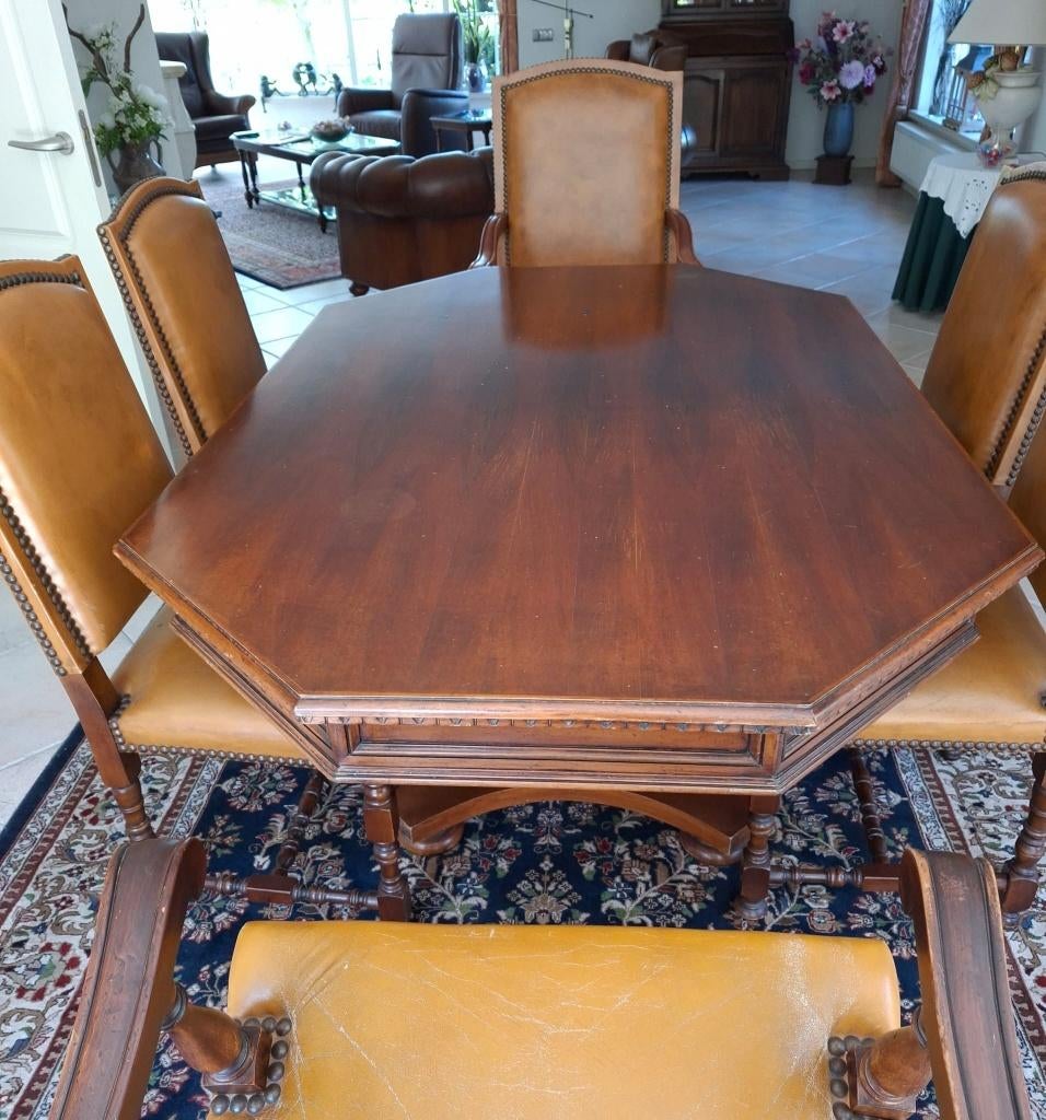 Eetkamer ameubelement, Ophalen, Gebruikt, Klassiek, 4 tot 6 stoelen