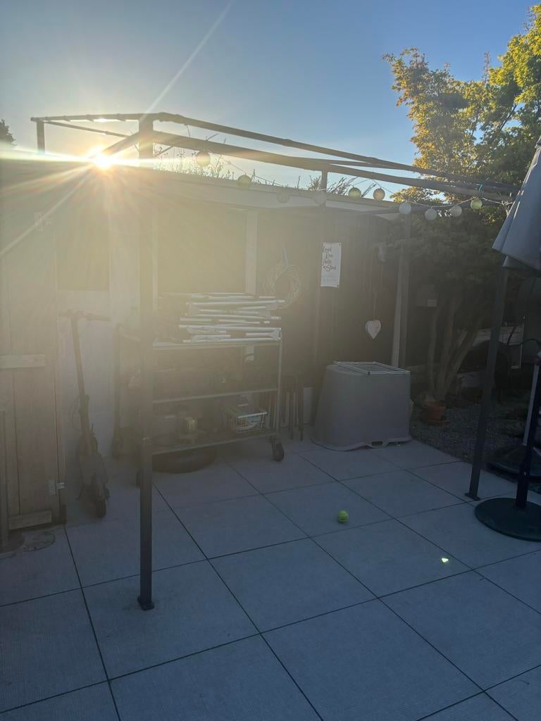 Overkapping voor en lazy spa (ikea), Ophalen, Zo goed als nieuw, Filter, Opblaasbaar