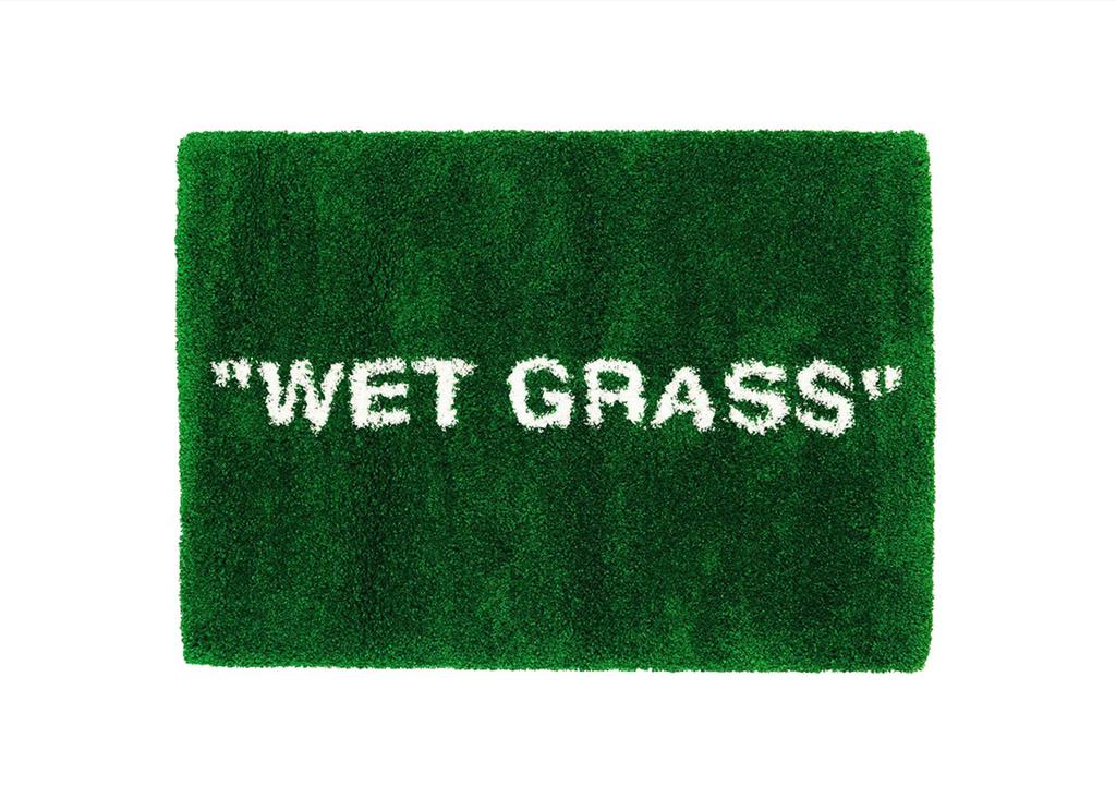 Collectors item: Off-White x IKEA "WET GRASS" vloerkleed, Huis en Inrichting, Stoffering | Tapijten en Kleden, 100 tot 150 cm