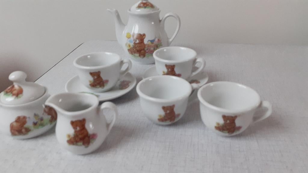 Douwe Egberts kinder serviesje, Verzamelen, Ophalen of Verzenden, Gebruikt