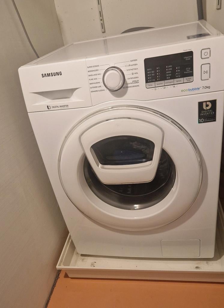 Samsung wasmachine addwash 7.0kg ecobubble, Witgoed en Apparatuur, Wasmachines, Ophalen, Gebruikt, 85 tot 90 cm, 1200 tot 1600 toeren