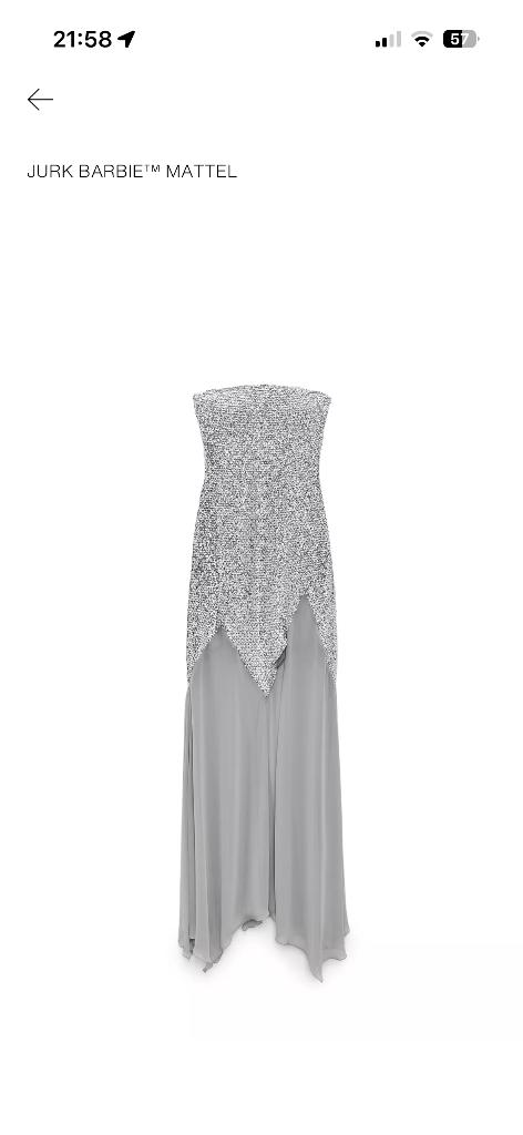 Nieuw! Zara Jurk Galajurk ‘Barbie’ (maat S valt als XS), Verzenden, Zara, Nieuw, Maat 34 (XS) of kleiner