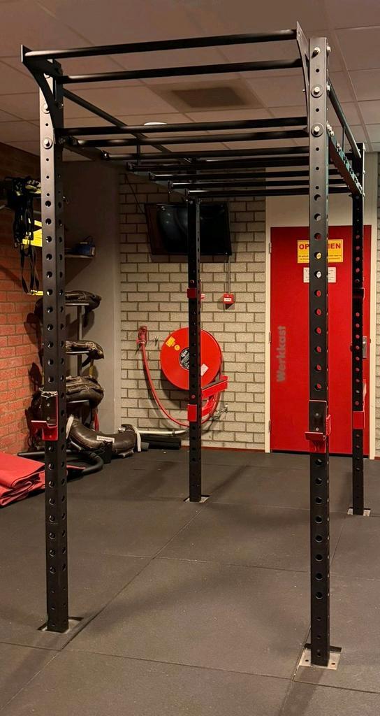 Crossfit rek vrijstaand, Sport en Fitness, Fitnessmaterialen, Gebruikt, Overige typen, Armen, Benen, Borst, Buik, Rug, Ophalen