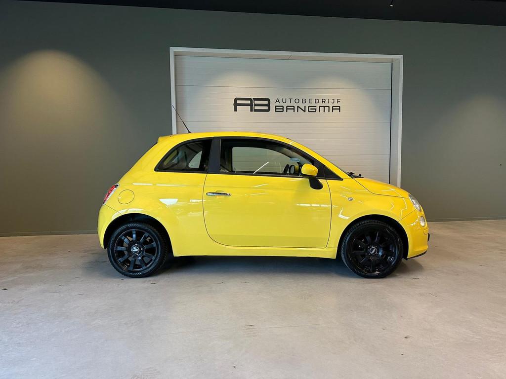 Fiat 500 1.2 POP-uitv/AIRCONDITIONING/LM-VELGEN/STUURBEKRACH, Voorwielaandrijving, Stof, Gebruikt, 840 kg