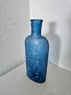 Antieke Woodward Chemist Nottingham kobaltblauwe fles, Ophalen of Verzenden