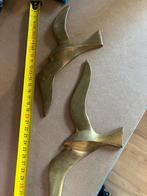 Vintage messing zwaluwen wanddecoratie (2 stuks), Ophalen of Verzenden
