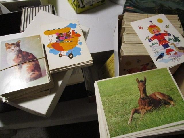 Voor het kind kaarten ( v d kinderpostzegels), Verzamelen, Verzenden, 1980 tot heden, Ongelopen, Natuur