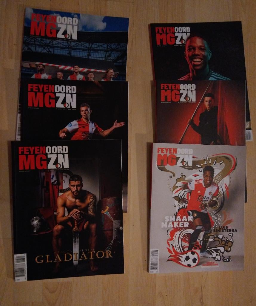 Feyenoord Magazine seizoen 2020-2021 en 2021-2022 6 nummer, Ophalen of Verzenden, Zo goed als nieuw, Balsport