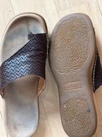 Leren slippers Gabor bruin maat 38, Ophalen of Verzenden, Gedragen, Bruin