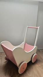 Roze met witte kinder poppenwagen, Ophalen, Zo goed als nieuw, Overige typen