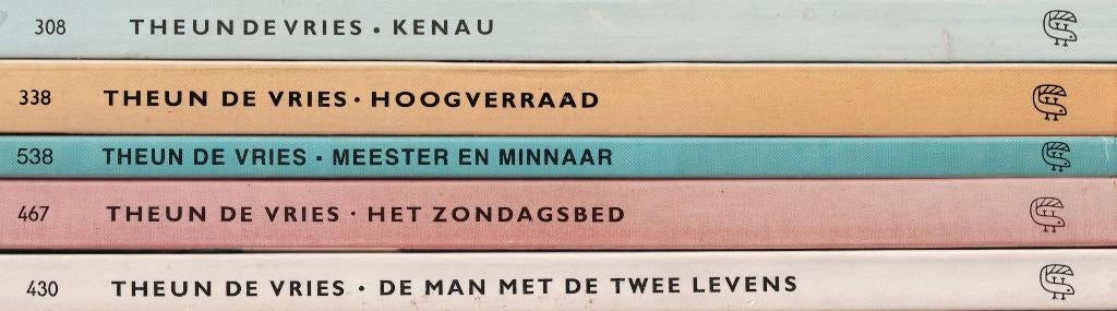 Theun de Vries – Vijf Salamander pockets, Ophalen of Verzenden, Zo goed als nieuw, Nederland