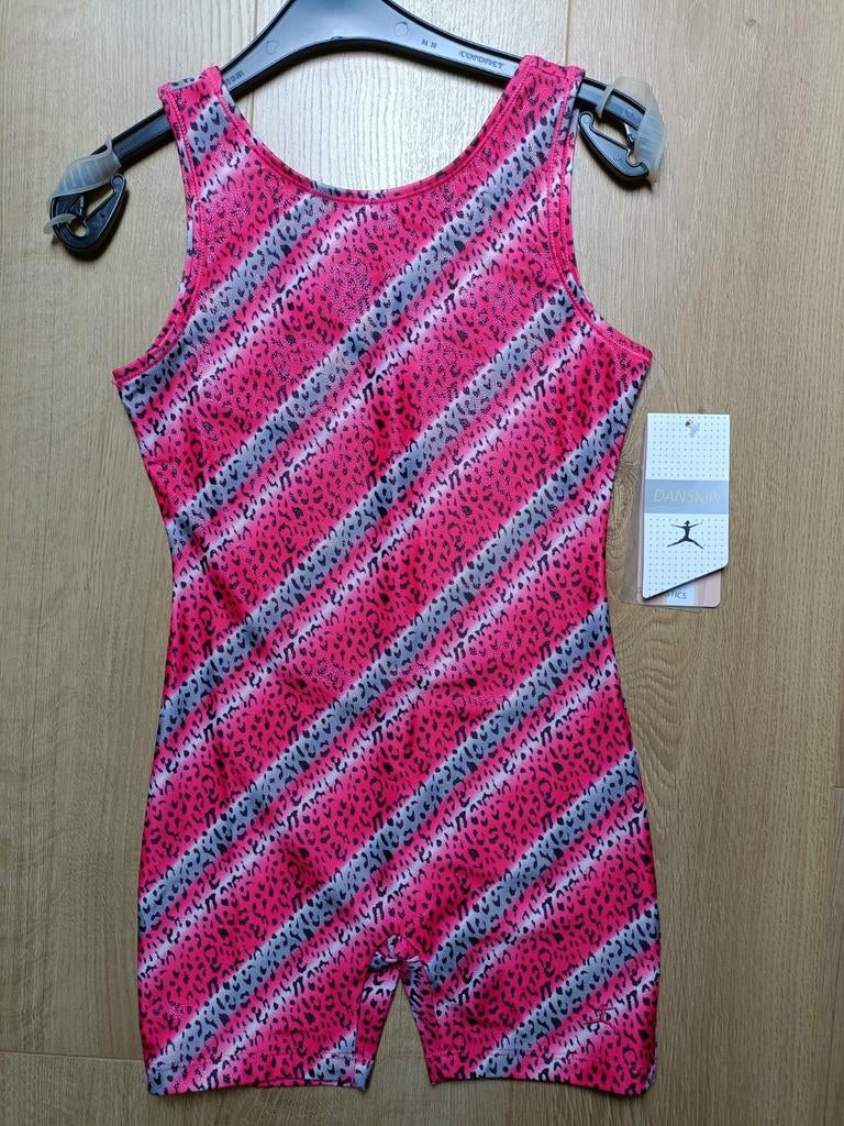 Turnpak turnen met pijpen leotard gym gymnastics danskin, Ophalen of Verzenden, Nieuw, Roze