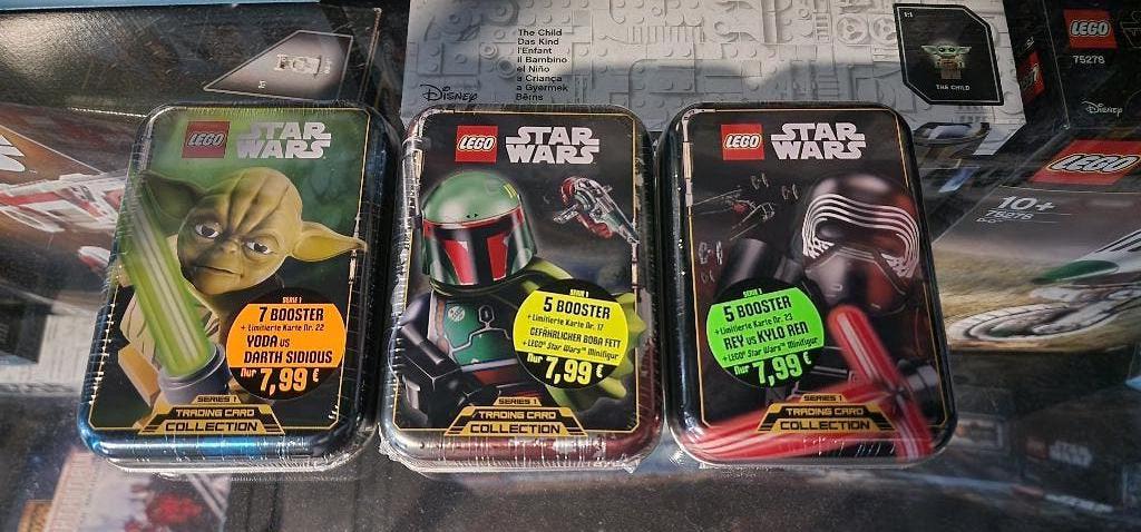 Nieuw: Zeldzaam Lego Star Wars Trading Cards Series 1 Tins, Star Wars, Lego, Nieuw, Ophalen of Verzenden