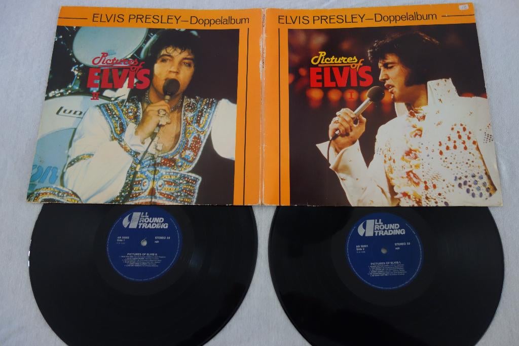 Dubbel lp Elvis Presley Pictures, Cd's en Dvd's, Vinyl | Rock, Ophalen of Verzenden, Zo goed als nieuw, 12 inch, Poprock