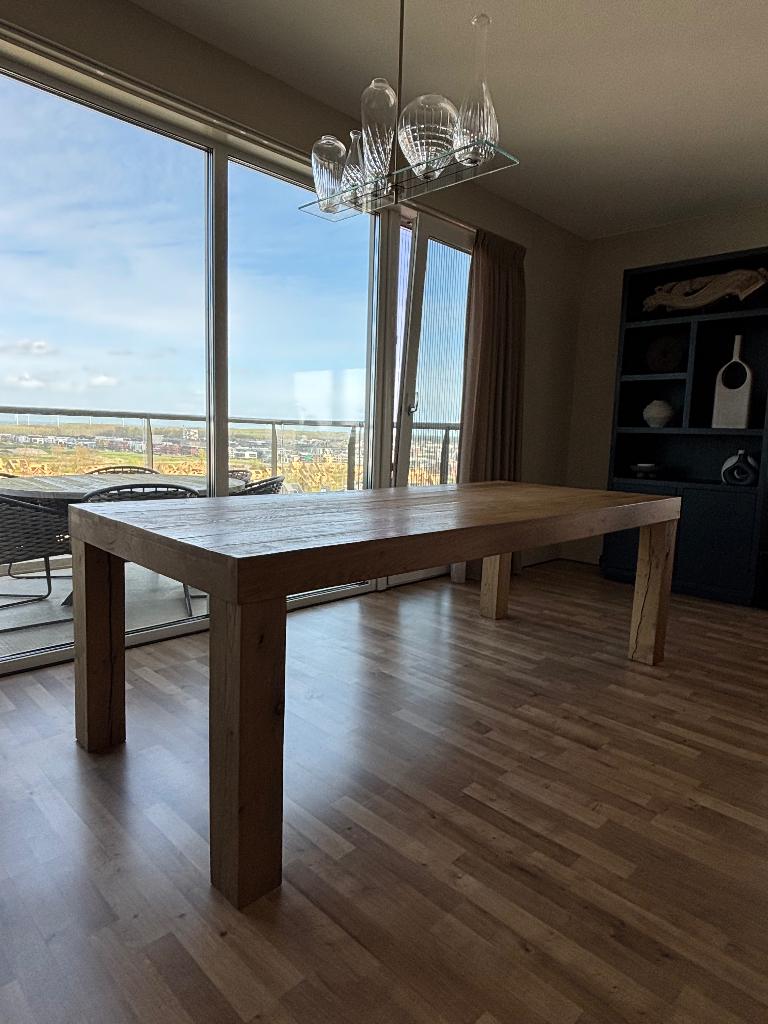 Teakhouten Eettafel, Ophalen, Gebruikt, Teakhout, 200 cm of meer